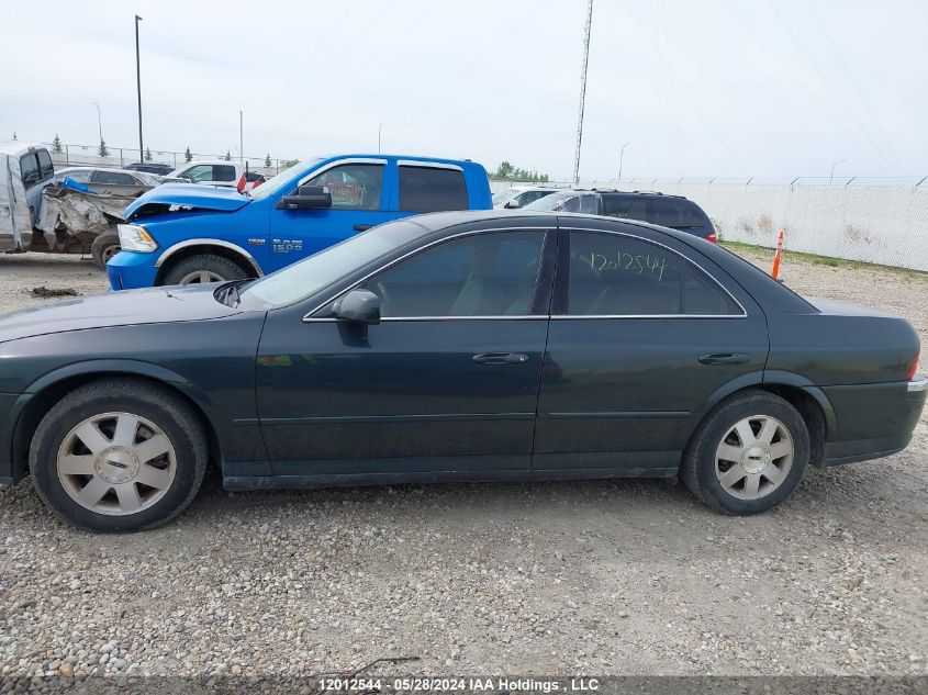 2002 Lincoln Ls VIN: 1LNHM86S02Y708361 Lot: 12012544