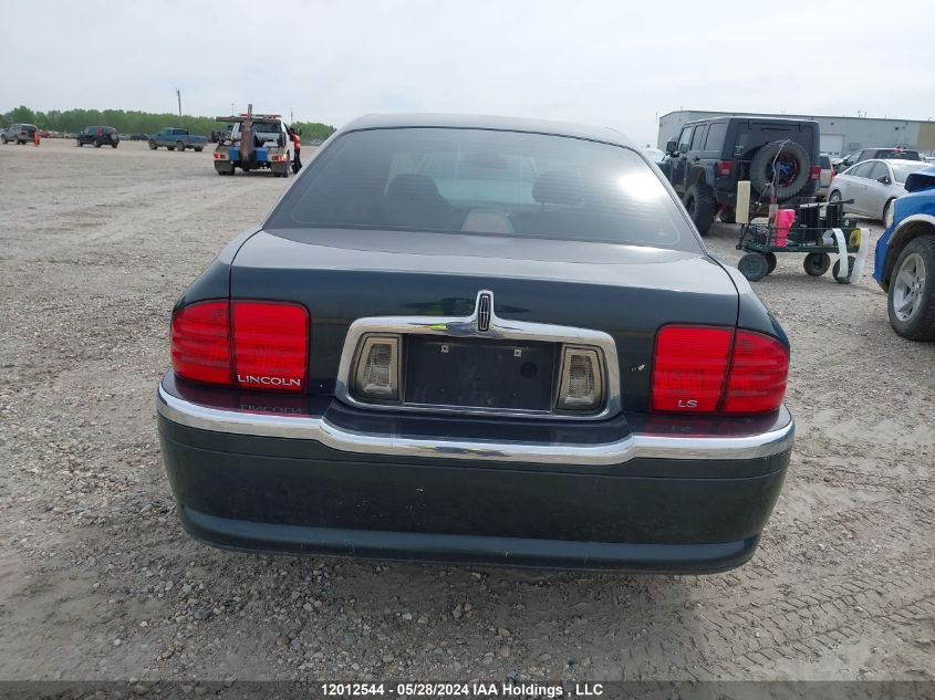 2002 Lincoln Ls VIN: 1LNHM86S02Y708361 Lot: 12012544