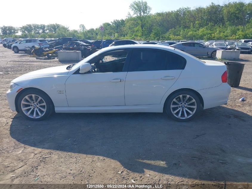 2011 BMW 3 Series 328I xDrive VIN: WBAPK7G55BNN86006 Lot: 12012550