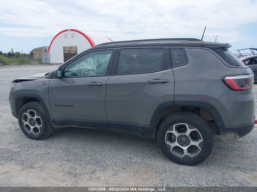2022 Jeep Compass Trailhawk VIN: 3C4NJDDB2NT165306 Lot: 12012556