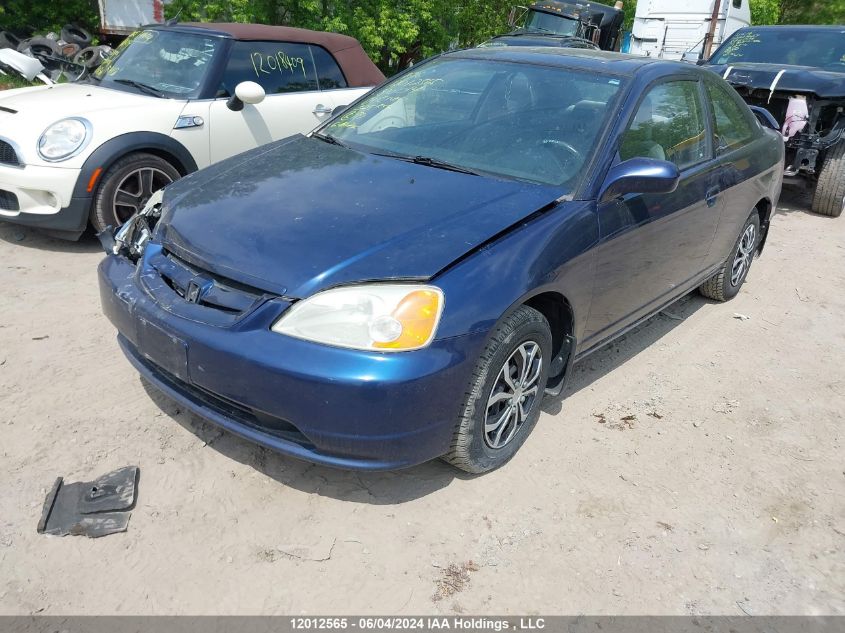 2001 Honda Civic VIN: 1HGEM22911L810014 Lot: 12012565