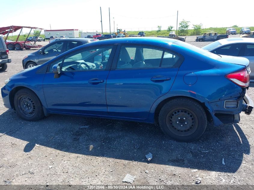 2014 Honda Civic Lx VIN: 2HGFB2F49EH018978 Lot: 12012566