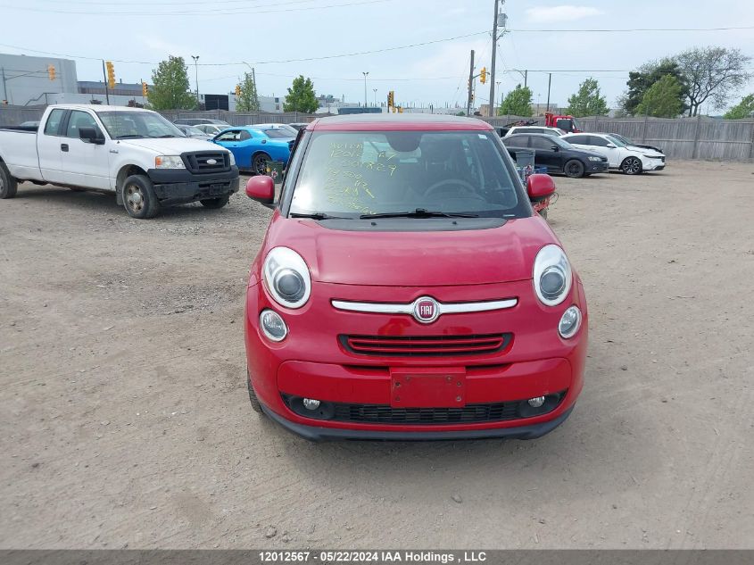 2014 Fiat 500L Easy VIN: ZFBCFABH1EZ001829 Lot: 12012567