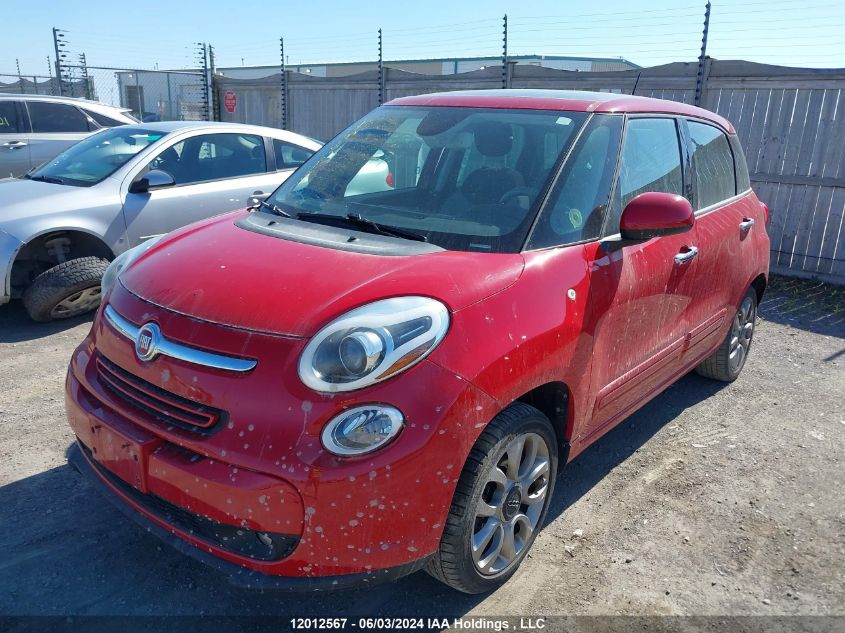 2014 Fiat 500L Easy VIN: ZFBCFABH1EZ001829 Lot: 12012567