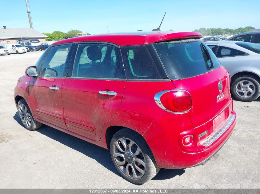 2014 Fiat 500L Easy VIN: ZFBCFABH1EZ001829 Lot: 12012567