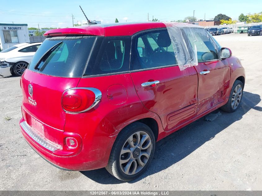 2014 Fiat 500L Easy VIN: ZFBCFABH1EZ001829 Lot: 12012567