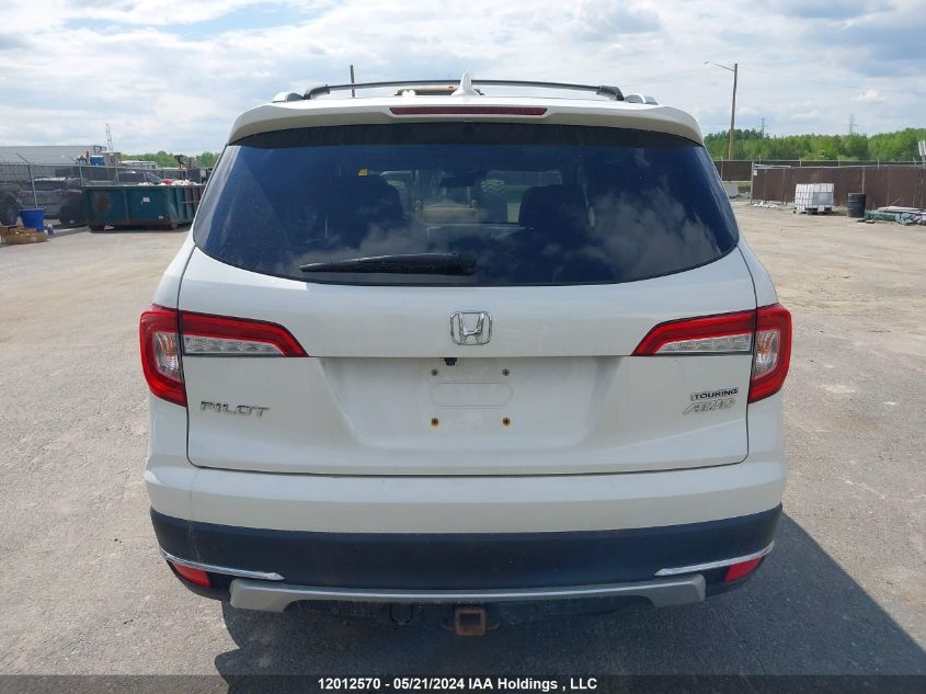 2019 Honda Pilot VIN: 5FNYF6H91KB502754 Lot: 12012570