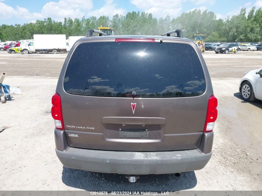 2008 Pontiac Montana Sv6 VIN: 1GMDV33W48D167224 Lot: 12012576