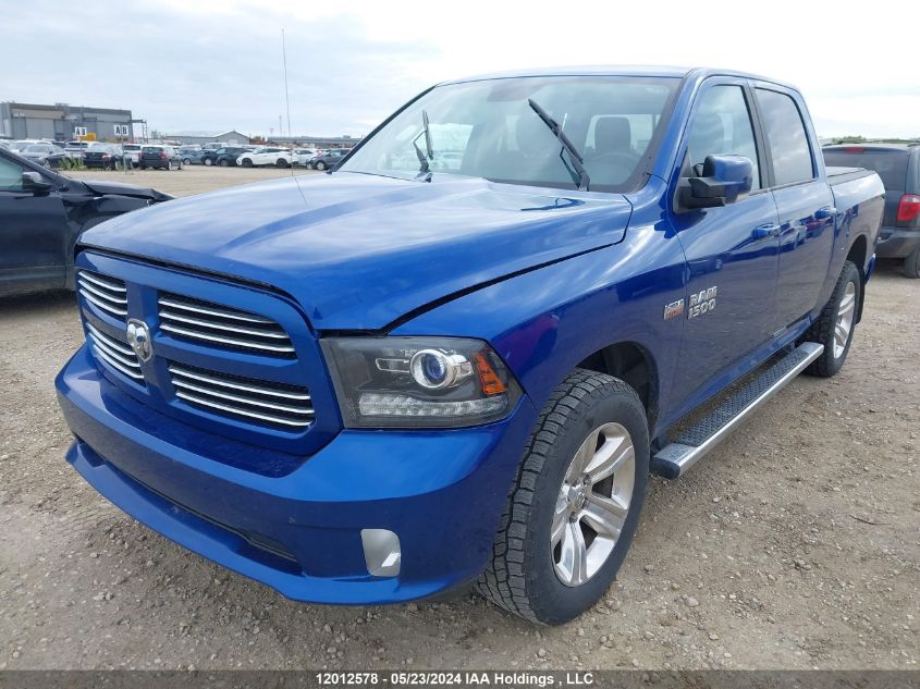 2017 Ram 1500 Sport VIN: 1C6RR7MT0HS687174 Lot: 12012578