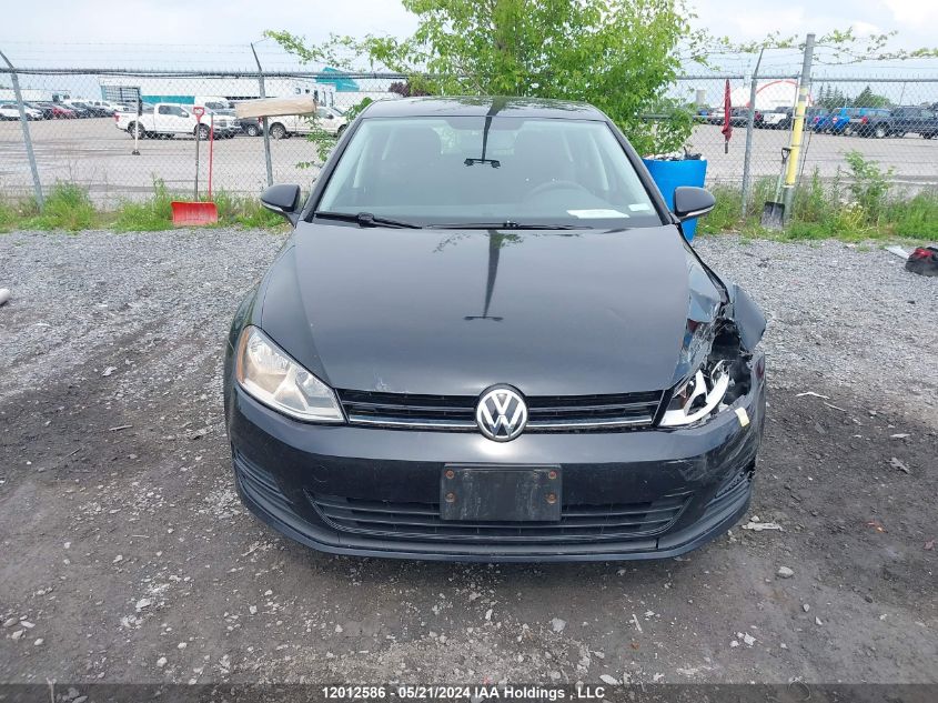 2016 Volkswagen Golf VIN: 3VW217AU4GM060982 Lot: 12012586