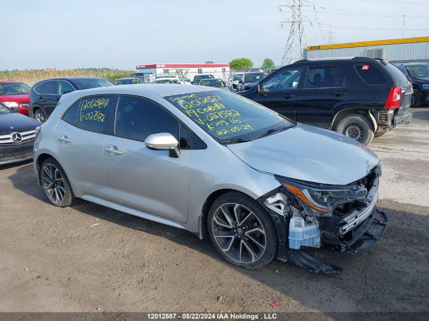 2019 Toyota Corolla VIN: JTNK4RBE6K3027582 Lot: 12012587