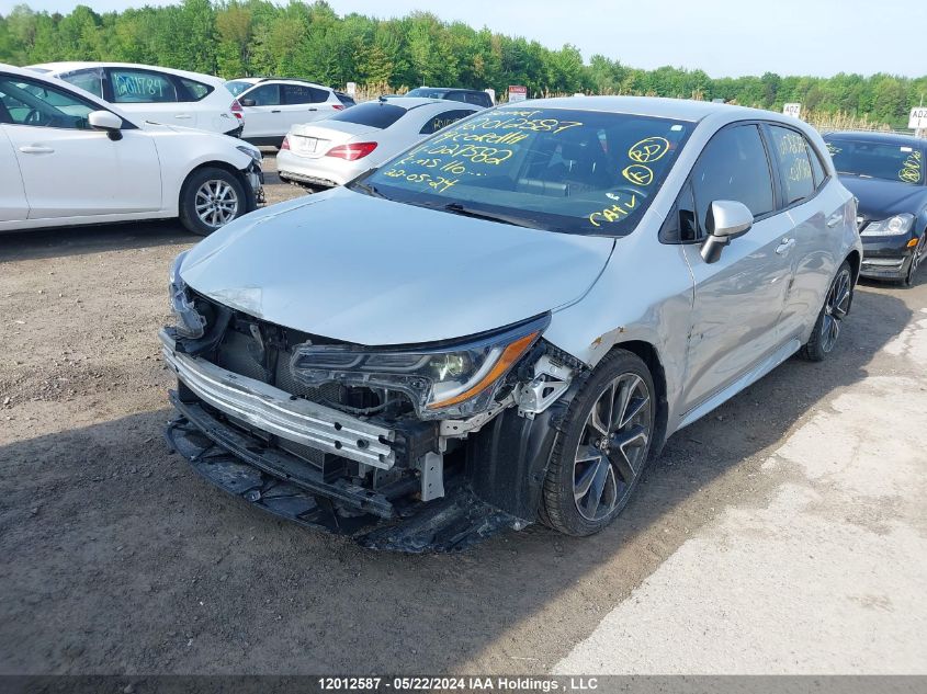 2019 Toyota Corolla VIN: JTNK4RBE6K3027582 Lot: 12012587