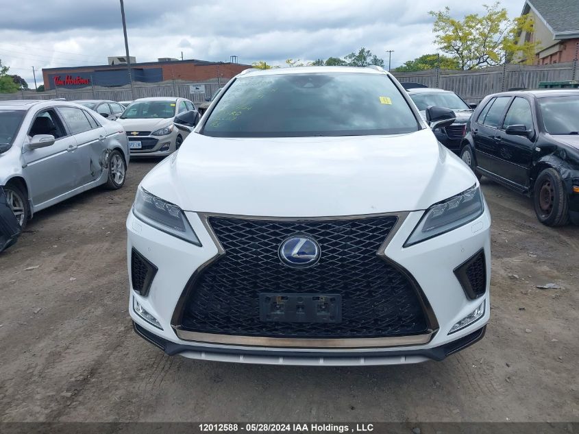 2020 Lexus Rx 450H F-Sport VIN: 2T2YGMDA6LC044731 Lot: 12012588