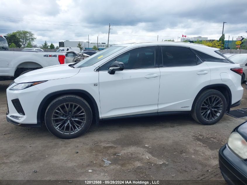 2020 Lexus Rx 450H F-Sport VIN: 2T2YGMDA6LC044731 Lot: 12012588