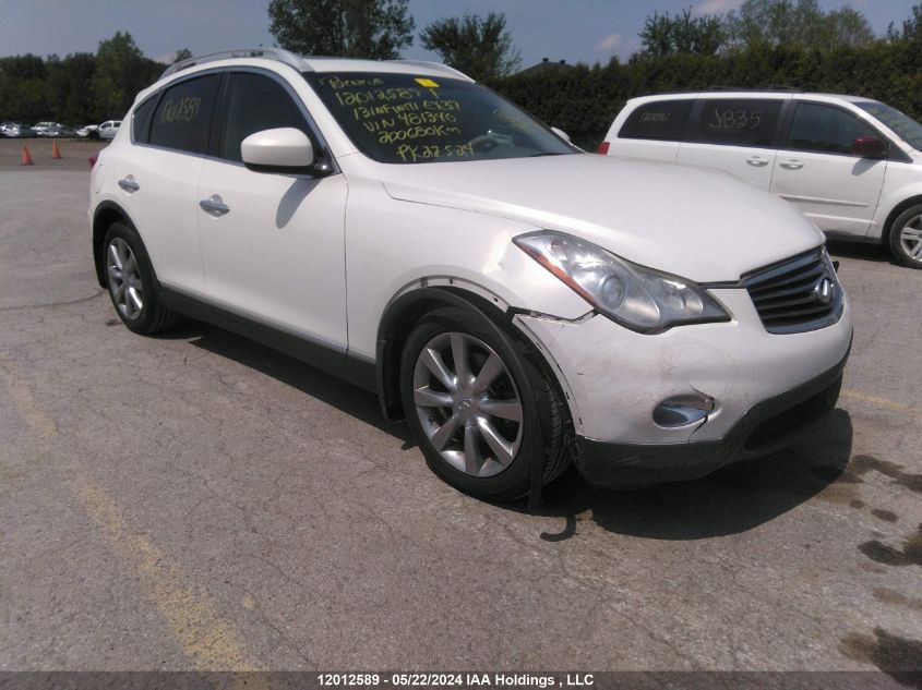 2013 Infiniti Ex37 VIN: JN1BJ0HR1DM481340 Lot: 12012589