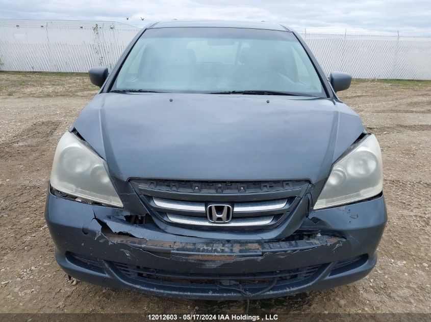 2006 Honda Odyssey Ex VIN: 5FNRL38436B511039 Lot: 12012603