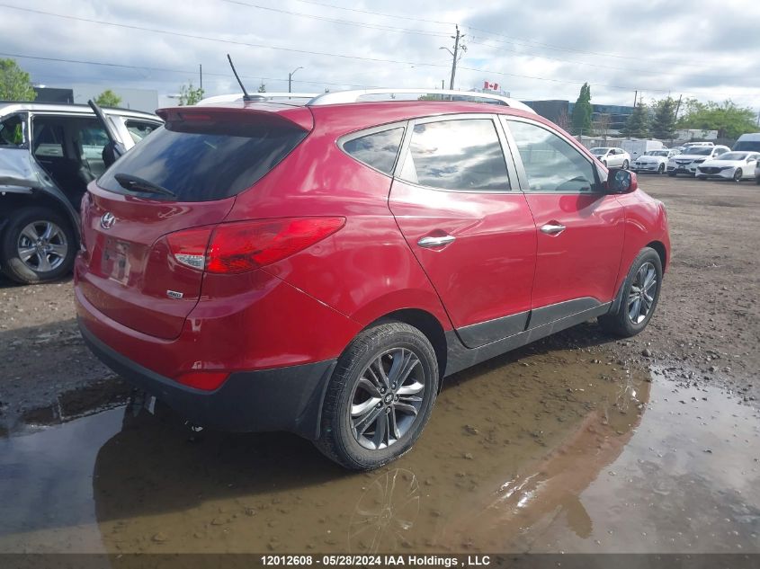 2015 Hyundai Tucson Gls VIN: KM8JUCAG3FU074256 Lot: 12012608