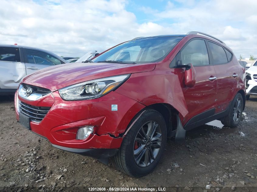 2015 Hyundai Tucson Gls VIN: KM8JUCAG3FU074256 Lot: 12012608