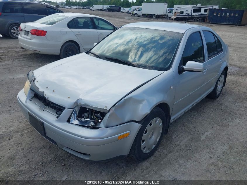 2002 Volkswagen Jetta VIN: 3VWSB29MX2M184249 Lot: 12012610