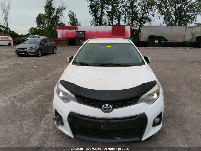 2014 Toyota Corolla L/Le/Le Pls/Prm/S/S Pls VIN: 2T1BURHEXEC023056 Lot: 12012620