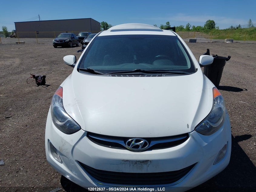 2013 Hyundai Elantra Gls VIN: 5NPDH4AE1DH383760 Lot: 12012637