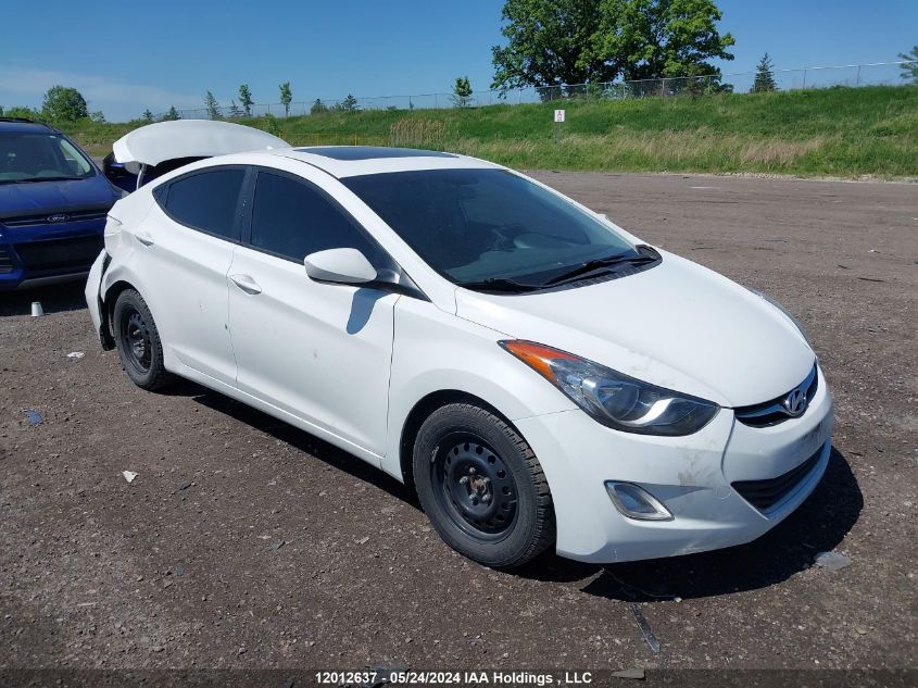 2013 Hyundai Elantra Gls VIN: 5NPDH4AE1DH383760 Lot: 12012637