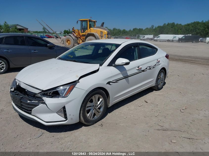 2019 Hyundai Elantra Sel/Value/Limited VIN: KMHD84LFXKU790495 Lot: 12012643