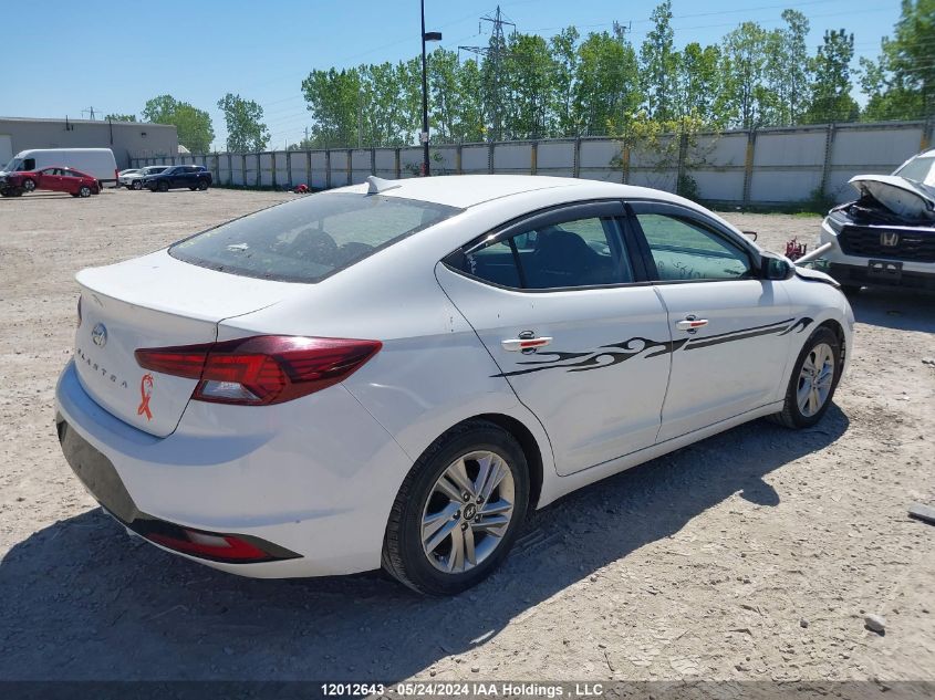 2019 Hyundai Elantra Sel/Value/Limited VIN: KMHD84LFXKU790495 Lot: 12012643