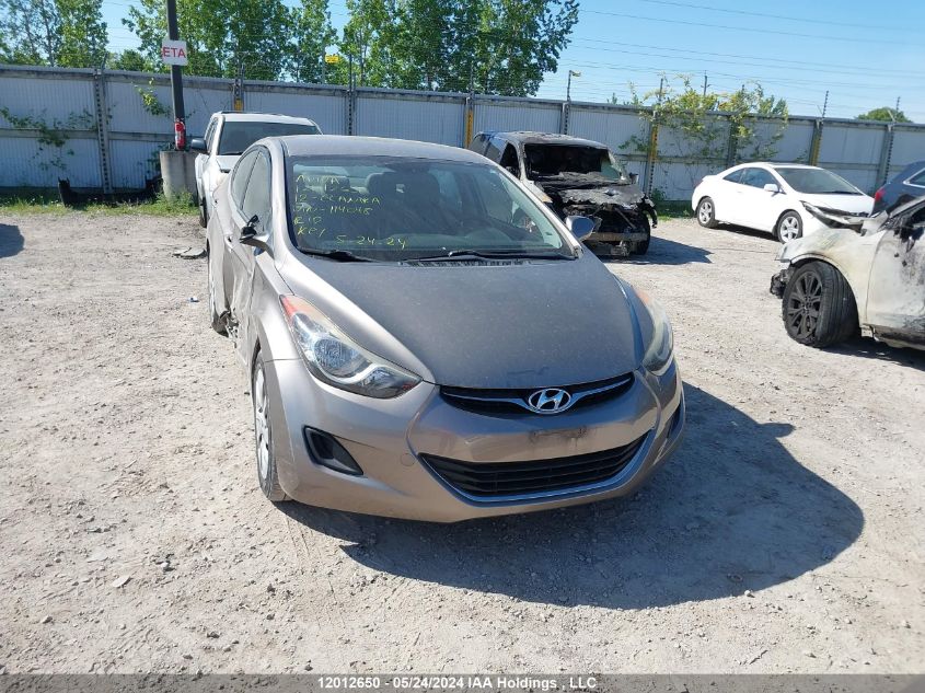 2012 Hyundai Elantra Gl VIN: 5NPDH4AE0CH114048 Lot: 12012650