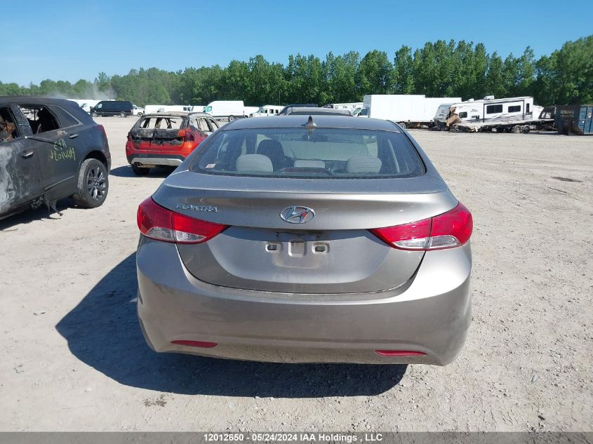 2012 Hyundai Elantra Gl VIN: 5NPDH4AE0CH114048 Lot: 12012650