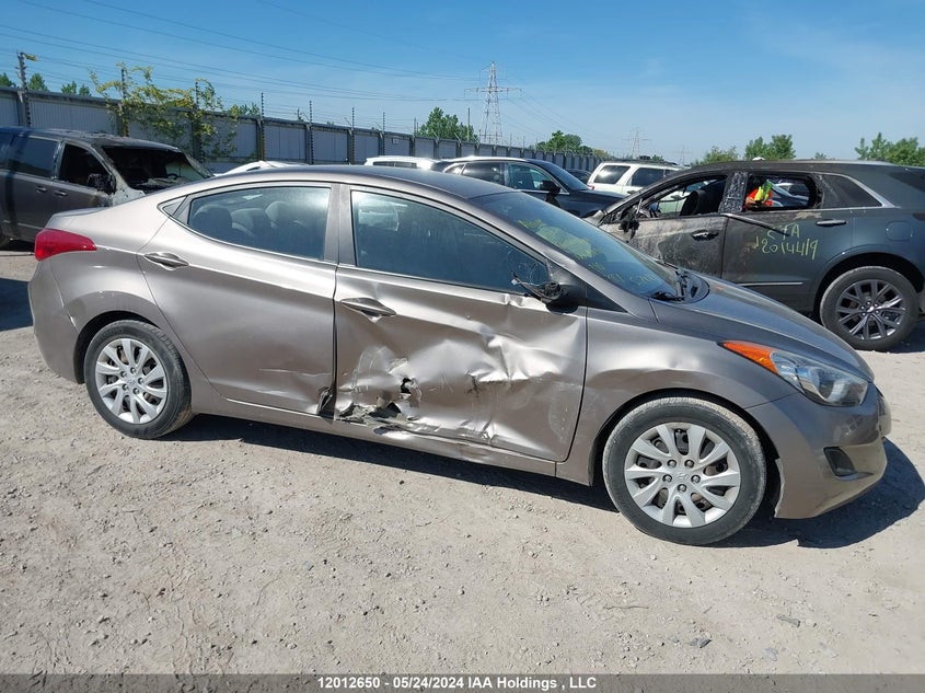 2012 Hyundai Elantra Gl VIN: 5NPDH4AE0CH114048 Lot: 12012650