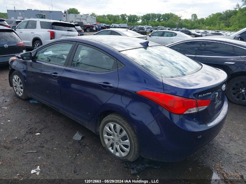 2013 Hyundai Elantra Gl VIN: 5NPDH4AE0DH343671 Lot: 12012663