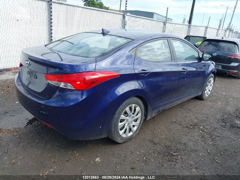 2013 Hyundai Elantra Gl VIN: 5NPDH4AE0DH343671 Lot: 12012663