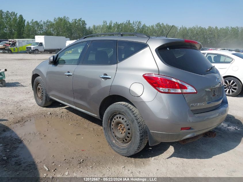 2012 Nissan Murano VIN: JN8AZ1MW7CW228324 Lot: 12012667