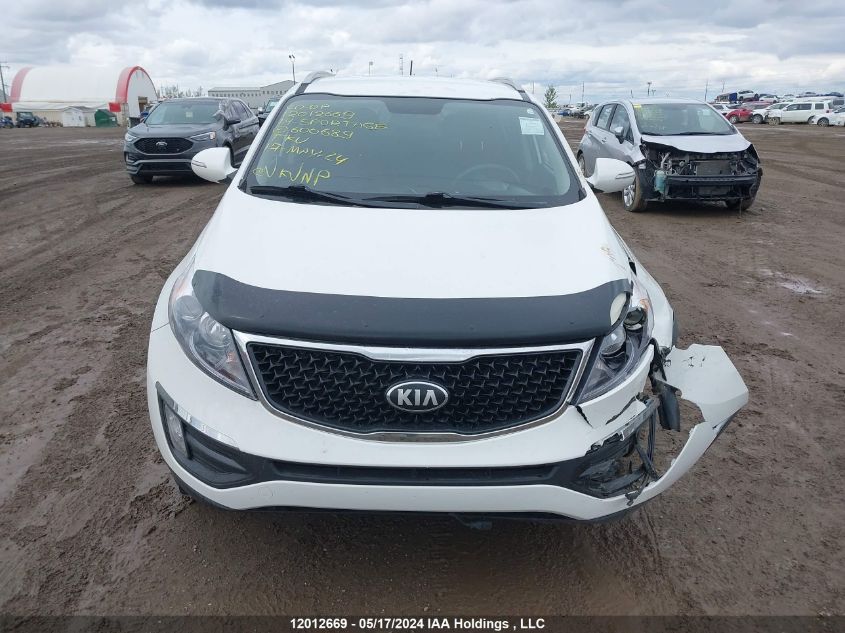 2014 Kia Sportage VIN: KNDPBCAC5E7600689 Lot: 12012669