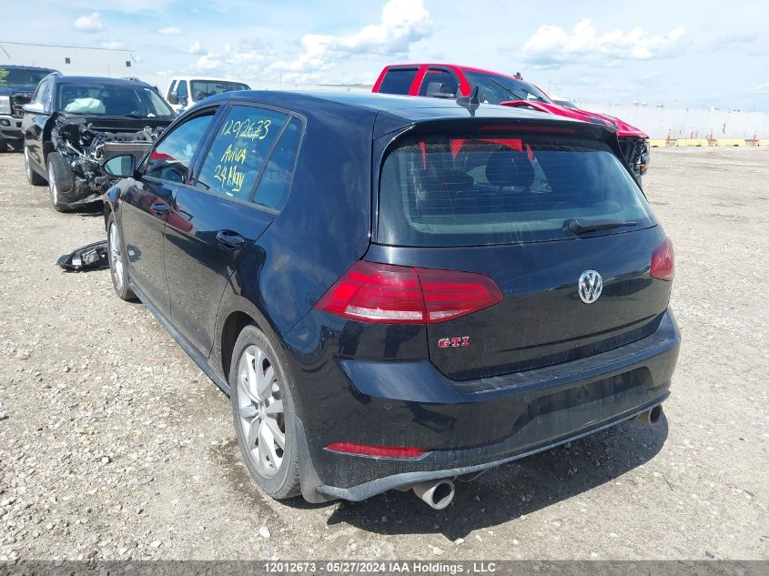 2020 Volkswagen Golf Gti VIN: 3VW5T7AU2LM009871 Lot: 12012673