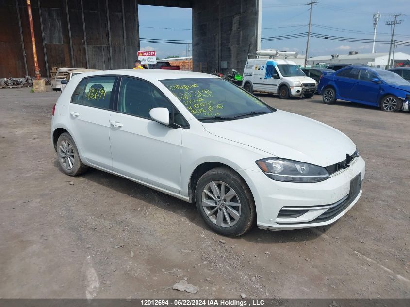 2020 Volkswagen Golf VIN: 3VWG57AU3LM008215 Lot: 12012694