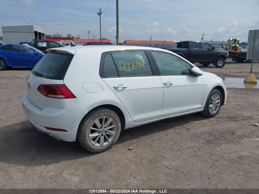 2020 Volkswagen Golf VIN: 3VWG57AU3LM008215 Lot: 12012694