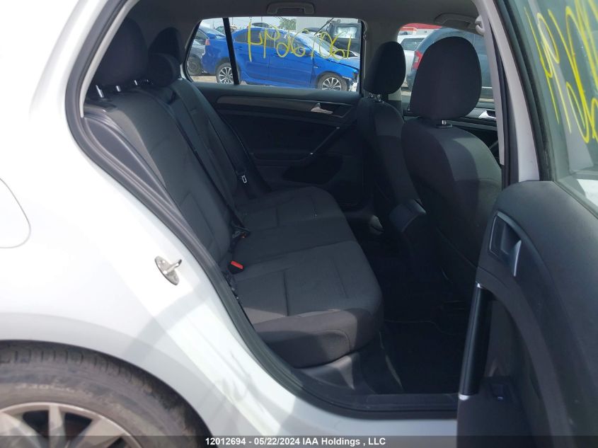 2020 Volkswagen Golf VIN: 3VWG57AU3LM008215 Lot: 12012694