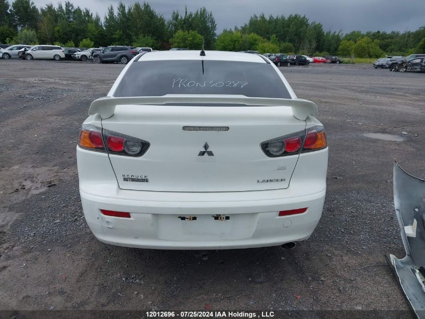 2010 Mitsubishi Lancer VIN: JA32U1FU0AU606503 Lot: 12012696