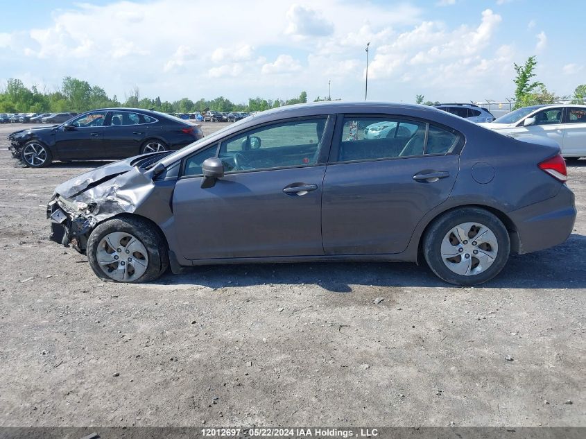 2015 Honda Civic Sedan VIN: 2HGFB2F46FH052586 Lot: 12012697