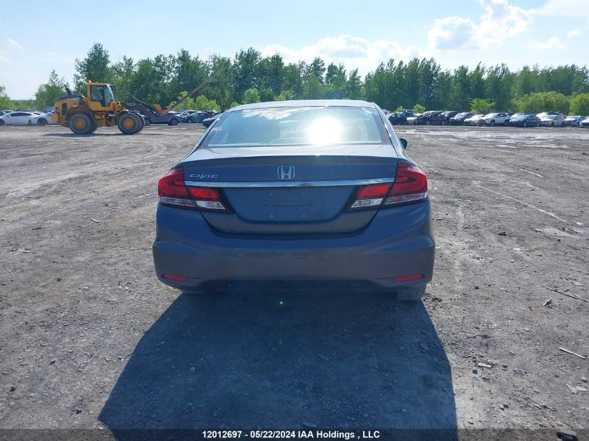 2015 Honda Civic Sedan VIN: 2HGFB2F46FH052586 Lot: 12012697