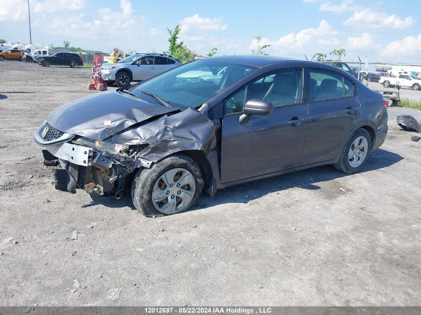 2015 Honda Civic Sedan VIN: 2HGFB2F46FH052586 Lot: 12012697