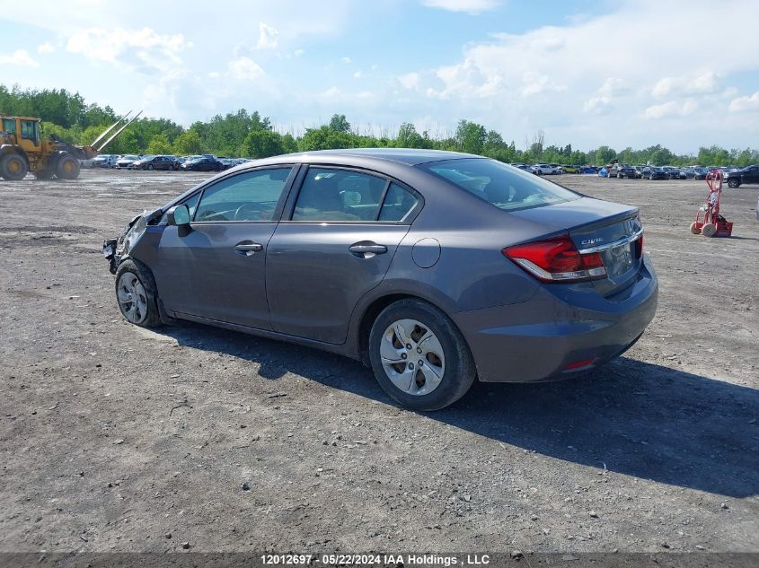 2015 Honda Civic Sedan VIN: 2HGFB2F46FH052586 Lot: 12012697