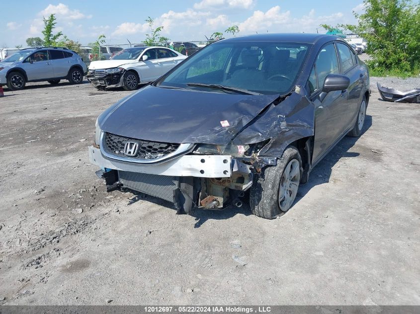 2015 Honda Civic Sedan VIN: 2HGFB2F46FH052586 Lot: 12012697