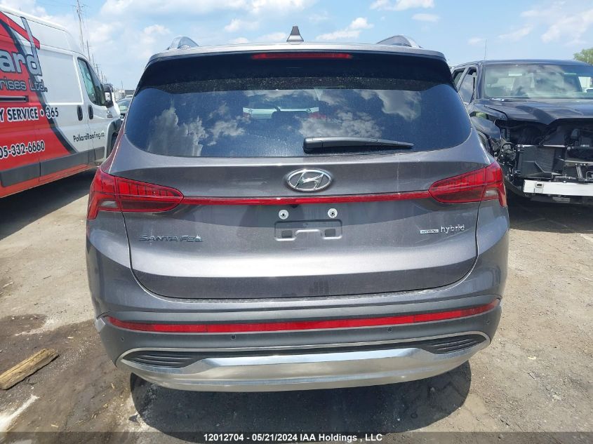 2023 Hyundai Santa Fe Luxury Hybrid Awd VIN: KM8S5DA1XPU086361 Lot: 12012704