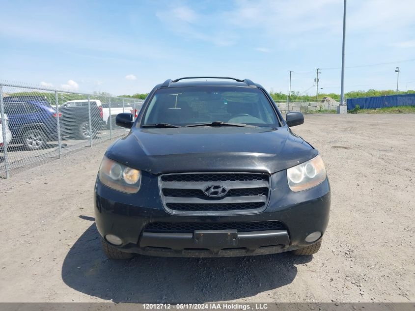 2007 Hyundai Santa Fe Se/Limited VIN: 5NMSH73E77H089867 Lot: 12012712