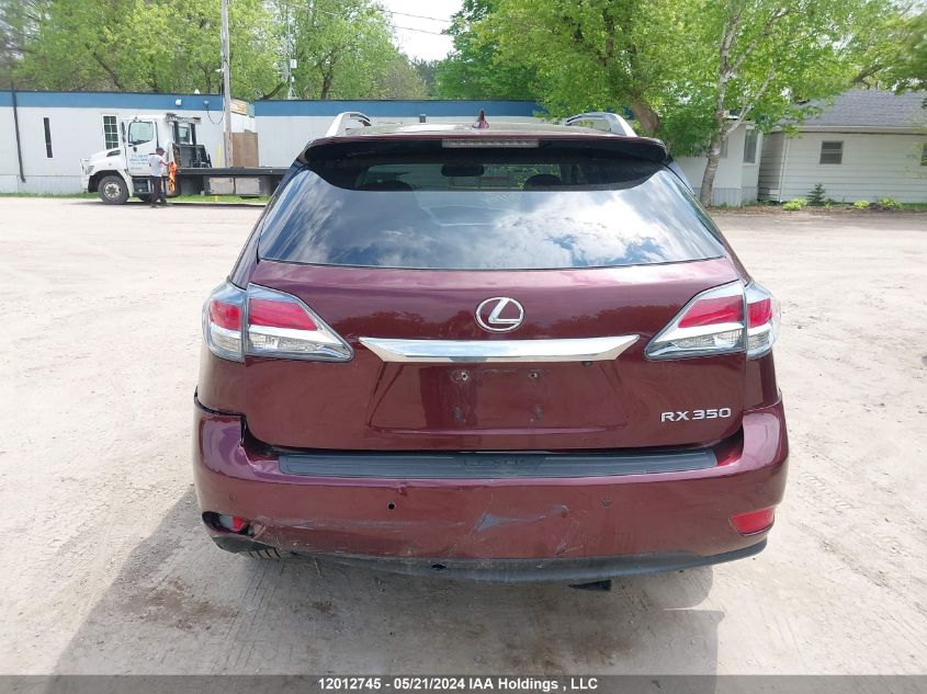 2014 Lexus Rx 350/Base/F Sport VIN: 2T2BK1BA1EC230167 Lot: 12012745