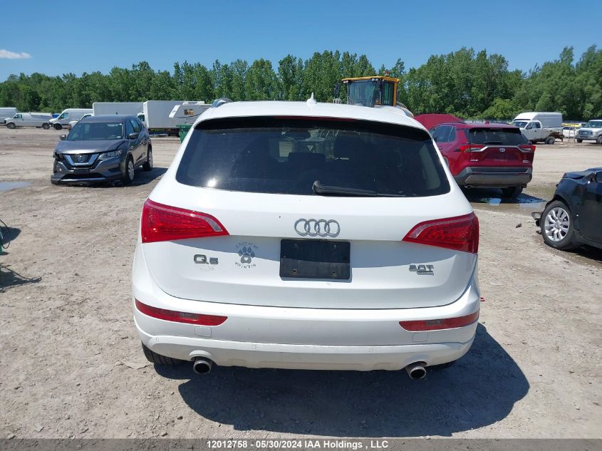 2011 Audi Q5 VIN: WA1VFCFP6BA115445 Lot: 12012758