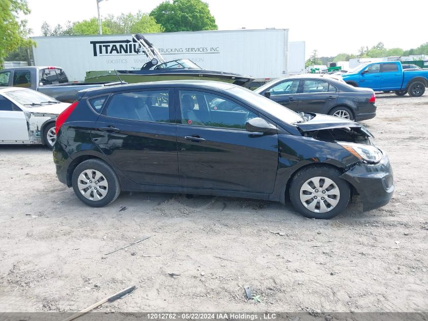 2015 Hyundai Accent Gl VIN: KMHCT5AEXFU227186 Lot: 12012762